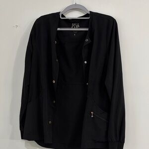 Barco Black Women's Scrub Jacket
